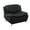Black, variant on Trumanpick Leather Loveseat Sofa Chair, Modern Comfy Sofa Couch for Living Room Furniture, Black