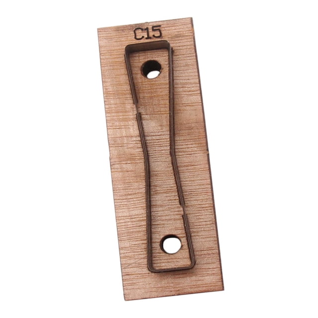 GUOOL Zipper Pull Cutting Die 9mm Zip Pull Cutting Template for Crafting Scrapbook C