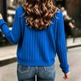 thumbnail image 6 of Sheghy Women Spring Light Zip Jacket Solid Long Sleeve Pocket Casual Daily Coat Zip-Up Blue M, 6 of 9