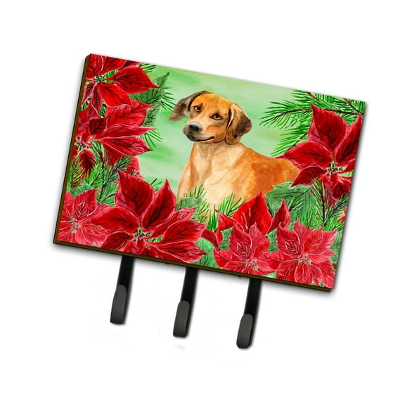 Rhodesian Ridgeback Poinsettas Leash or Key Holder