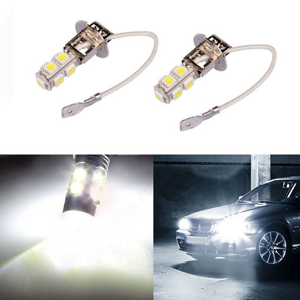 H3 9 SMD LED Xenon White Car Auto Fog  Head Driving Light Lamp Bulb 12V New ^YH