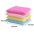 thumbnail image 3 of Qzbhct 16 Pcs Fast Cleaning Scrubbing Sponges - Heavy Duty Non-Scratch Scrubbing Cleaner Sponges, Non-Metal Scouring Scrubbers, 3 of 5