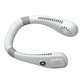 thumbnail image 2 of Ventilador de cuello portátil Ventilador sin aspas manos libres USB recargable silencioso plegable ventilador personal portátil con pantalla digital de 5 velocidades blanco, 2 of 14