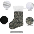 thumbnail image 3 of GZHJMY Christmas Stocking, Personalized Camoouflage Large Candy Stocking, 1 PCS Hanging Gift Xmas Stocking Decoration for Family Holiday Party Ornaments Decor Fireplace, 3 of 7