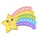 thumbnail image 2 of Rainbow Star Push Bubble Sensory Autismo Anti Estrés Silicona Niños Juguete Likrtyny juguetes de los niños, 2 of 9