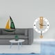 thumbnail image 2 of Escultura de reloj de mesa de de hierro con números , figura decorativa, centro de mesa, escritorio silencioso para el hogar, estantería, 2 of 8