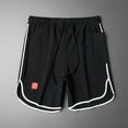 thumbnail image 4 of CaComMARK PI Shorts for Men Quick Drying Fitness Running Shorts Solid Color Pocket Drawstring Casual Sports Shorts Black 6(L), 4 of 4