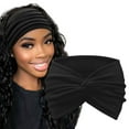 thumbnail image 4 of Hauiodp Headbands for Women, Wide Hair Bands, Elastic Thick Head Bands, Stretchy Soft Sports Sweat Bands for Spa Workout Running Gym, Twist Knotted Cotton Cloth Turban Hair Accessories, 4 of 5