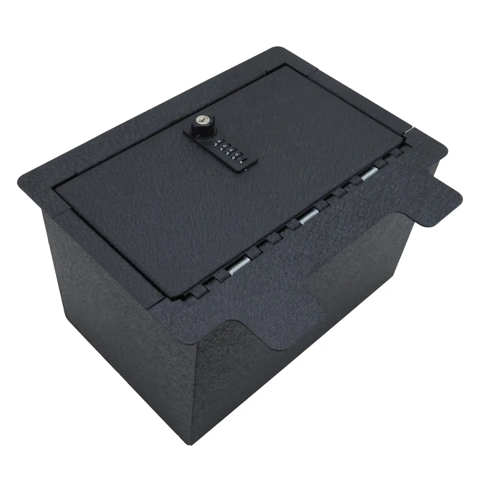 WASAI Center Console Gun Safe - Console Lockbox Vault for Chevy Silverado/for GMC Sierra 1500 2019-2022, NOT FOR REFRESHED MODELS, Anti-theft Car Safe with 4-digit Lock with Password Retrieval Key.