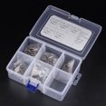 thumbnail image 3 of Uxcell 1/4" 7/32" 3/16" 5/32" 1/8" 5 Size Bearing Balls Assortment with Storage Box 500 Pack Chrome Steel, 3 of 3