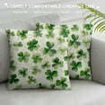 thumbnail image 3 of Nawypu St Patricks Day Pillow Covers, Butterfly Throw Pillows Spring Decor Square Pillowcase Farmhouse Outdoor Cushion Covers Decorative for Couch, 3 of 5