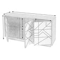 thumbnail image 3 of Butler Specialty Sideboard In Black And Cream Bone Inlay, 3 of 7
