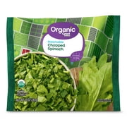 Great Value Organic Chopped Spinach, 10 oz (Frozen)