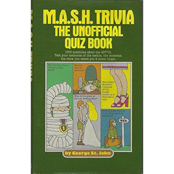 Pre-Owned MASH Trivia: Unofficial Quiz Book (Hardcover) 0517436183 9780517436189