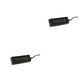 thumbnail image 1 of Methold ABS USB de 4 puertos Luz indicadora de carga rápida Protección contra sobrecarga Adaptador de carga para el hogar Enchufe Enchufe negro de EE. UU. 2piezas, 1 of 6