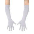 thumbnail image 4 of Warm Gloves for Women 18In Stretchy Spandex Halloween Cosplay Long Opera Winter Gloves, 4 of 5