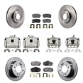 thumbnail image 1 of Transit Auto Front Rear Disc Brake Caliper Rotors and Semi-Metallic Pads Kit (10Pc) for Car 2016 Kia Sportage FWD with 2.4L From 12 10 15 KC8-101054P, 1 of 2