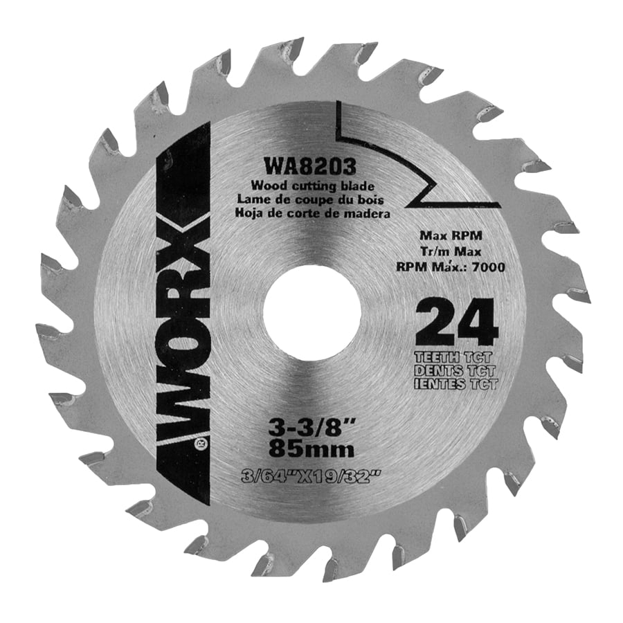 85mm X 24t TCT Circular Wood Cutting Saw Blade Worx Bosch Makita Ryobi PK 2 for sale online 
