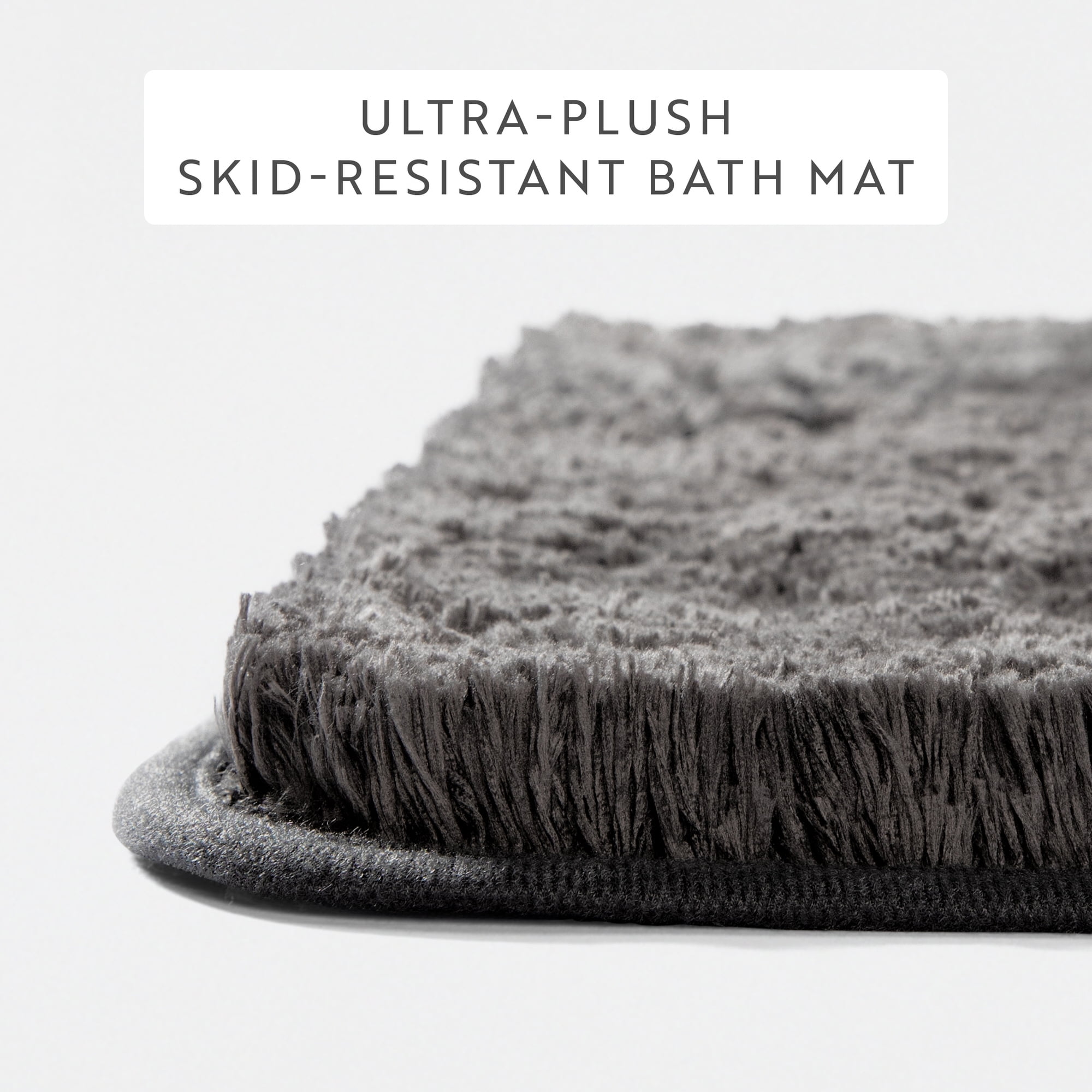 Plush Absorbent Bath Mat Rug with Anti-Skid Rubber Backing - Comfort Canopy