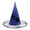 Blue, variant on MZXELPRJD Witch Hat Kids Spider Web Print Foldable Witch Hats Halloween Accessories Party Supplies Assorted Colors