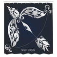 thumbnail image 3 of Ambesonne Planetary Shower Curtain, Planetary Impacts Nature, 69"Wx84"L, Grey and Blue, 3 of 5