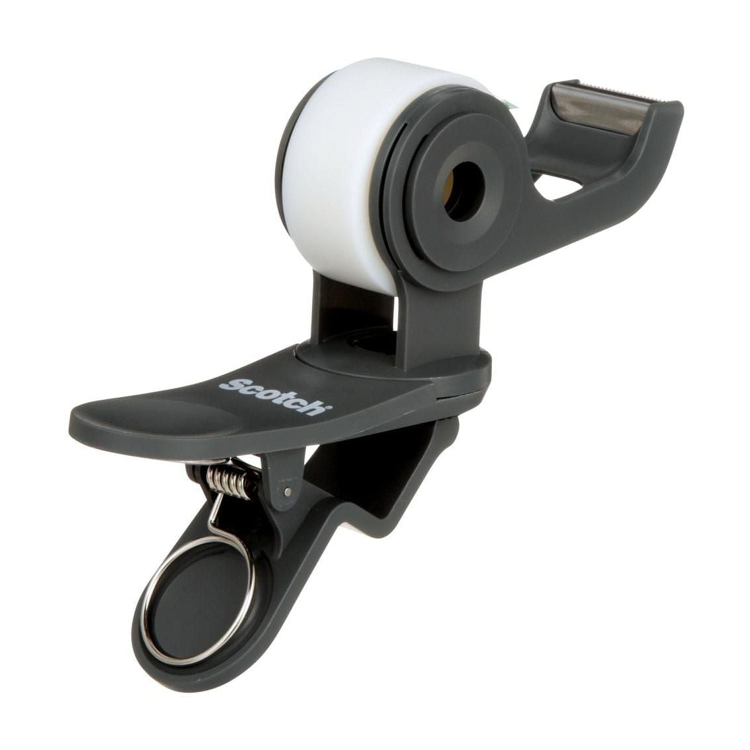 Dévidoir de ruban de bureau Scotch®, C19-CLIP-SR, à pince pivotante, 1/paquet