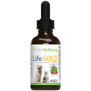Pet Wellbeing Natural Cancer Support for Canines Life Gold for Dogs 2oz