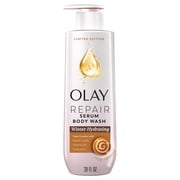 Olay Winter Repair Serum Body Wash, Cozy Caramel, 24HR Hydration, Limited Edition 20 fl oz