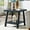 Black, variant on Dtwnek Wood End Table with Bottom Shelf, Side Table for Living Room, Office, Dark Brown