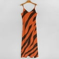 thumbnail image 5 of Wild Tiger Stripe Pattern Sleeveless Dress Dresses Women Summer Women's Summer Clothing, 5 of 9
