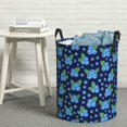 thumbnail image 5 of Blueberry cartoon design Laundry Basket, Laundry Hamper Waterproof Laundry Bag Clothes Hamper Laundry Bin with Handles for Bedroom, Living Room, Kids Room-#, 5 of 5