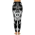 thumbnail image 3 of Bohemian Pattern High Waisted Leggings for Women No See Through Tummy Control Buttery Soft Yoga Pants for Workout Athletic Running, 3 of 6