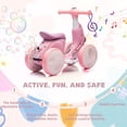 thumbnail image 7 of 6V Electric Baby Balance Bike with Bubble Machine,4 in 1 Toddler Balance Bike w/Remote for 1 Year Old Boys Girls Kids Ride on Toys w/Powered Motor,LED Lights (Purple), 7 of 7
