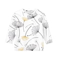thumbnail image 4 of Girls 3/4 Sleeve T-shirts Crew Neck Colorblock Casual Fashion Raglan Tee Tops 3-14 Years Tshirts for Boys (11 Years, Gray 03), 4 of 5