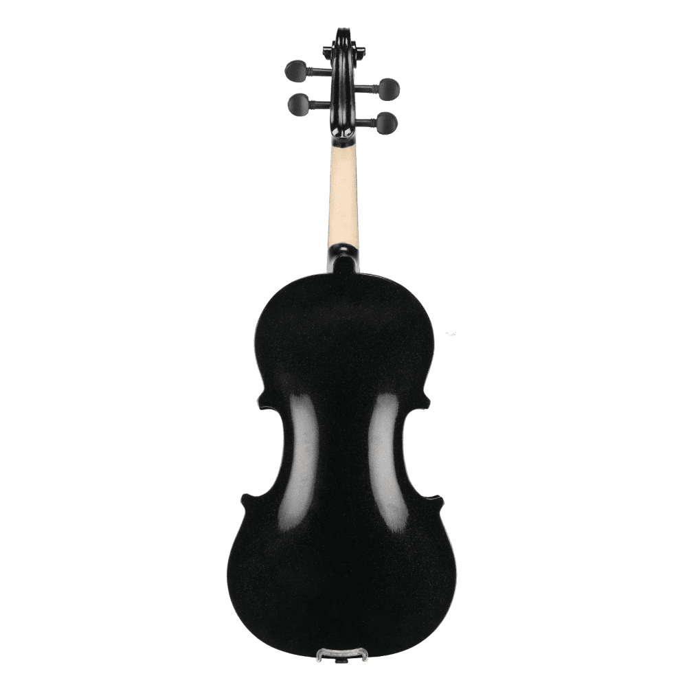 Tcbosik 4/4 Acoustic Violin Set, Acoustic Violin Beginner Set with Hard Case, Bow and Rosin, Fiddle Kit with Sordine, Extra Strings and Shoulder Rest, Black