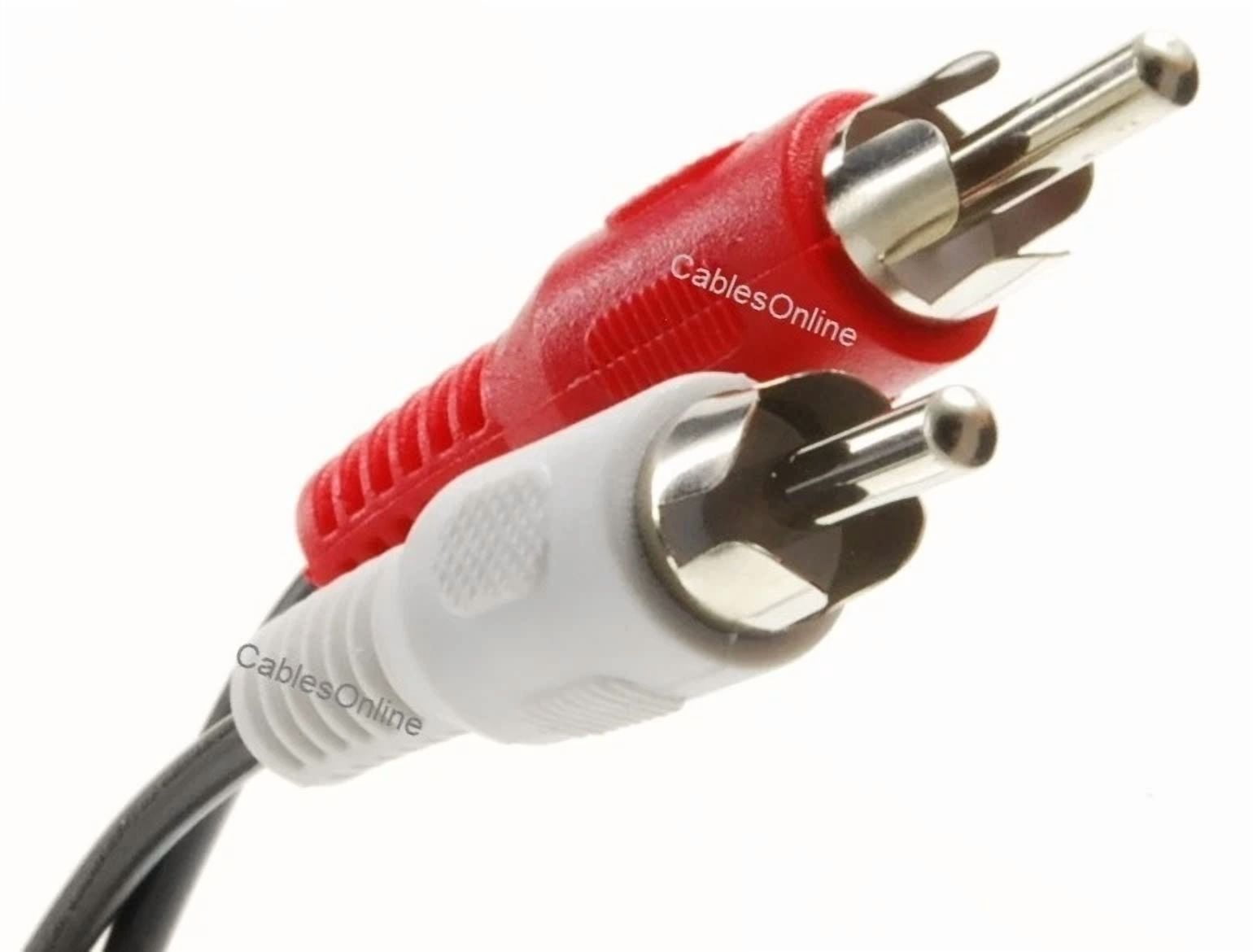 10Ft 1/4" Trs Stereo Male To 2-Rca (Left/Right) Male Audio Cable, Av-Yr210B