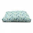 thumbnail image 4 of Seahorse Pet House, Silhouette Sea Horse Pattern on White Background, Outdoor & Indoor Portable Dog Kennel with Pillow and Cover, 5 Sizes, Sea Green Seafoam, by Ambesonne, 4 of 5