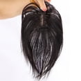 thumbnail image 2 of Peluca de mujer con flequillo invisible y pelo esponjoso que cubre el cabello blanco y sedoso, 2 of 5