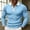 (Casual 29)Blue, variant on Fall T-Shirt for Men Solid Color T Shirt Long Sleeve Fashion Casual Lapel Half-Zip Striped Drying Wicking Color-Blocked Tops
