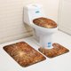 thumbnail image 2 of Latas de baño y conjuntos 3PCS creativo patrón de madera antideslizante tapa del inodoro y alfombra de baño Set Decoración ANMAO YSSNA221215MX0030, 2 of 2