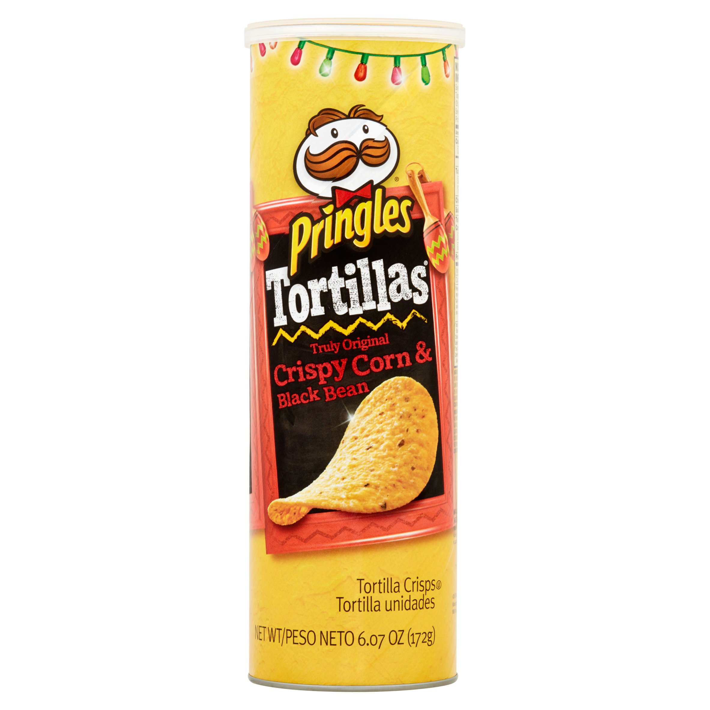 Pringles Truly Original Crispy Corn & Black Bean Tortilla Crisps, 6.07