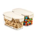 thumbnail image 1 of Sorbus 2-Pack Standard Narrow Food Storage Containers with Lids, Clear, Stackable, 1 of 8