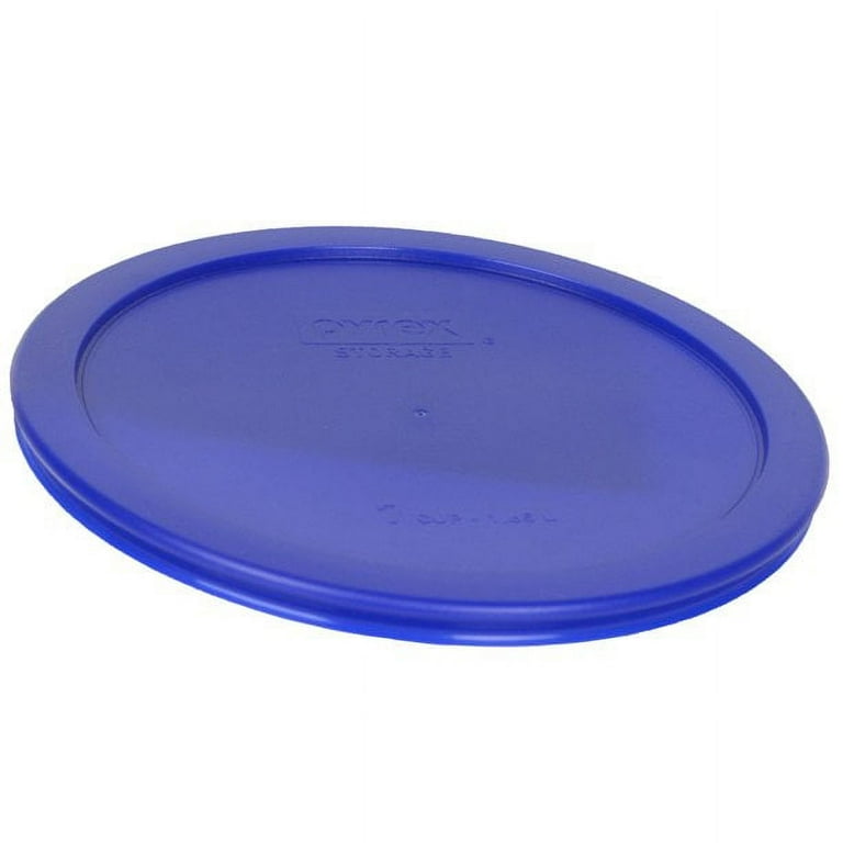 Pyrex Replacement Lid 7402-PC Cadet Blue Round Cover 4-Pack for