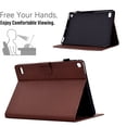 thumbnail image 2 of Case for Amazon Fire 7 2015/2017/2019, Carbon Fiber Texture PU Leather Multi-Angle Viewing Stand Shockproof Flip Case with Card Slots Magnetic Clasp, for Amazon Fire 7 2015/2017/2019, Brown, 2 of 6