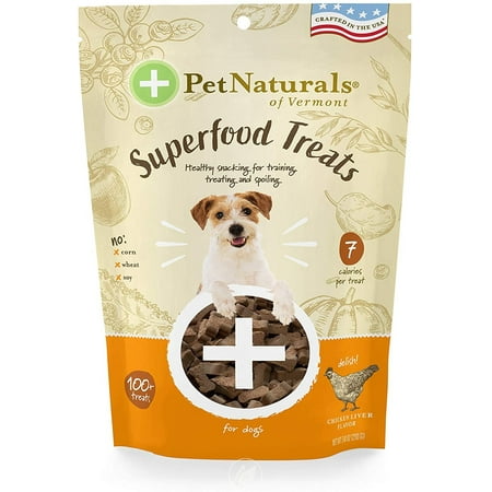 (4 Pack) PET NATURALS OF VERMONT Superfood Treats Homestyle Chicken Flavor 120 CHEW