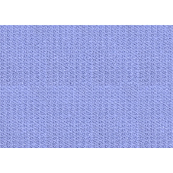 Ahgly Company Indoor Rectangle Patterned Light Slate Blue Area Rugs, 6' x 9'