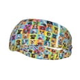 thumbnail image 2 of Goofa Cute Dogs Collage Pattern Sweatbands Sports Headband for Men & Women,Moisture Wicking Athletic headband,Breathable Sweatband,Sports accessories,Workout gear, 2 of 9