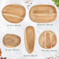 thumbnail image 3 of Pinook Home - Teak Wood Platter Set - 5 Pcs, 3 of 3