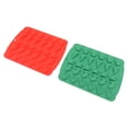 thumbnail image 1 of Moldes de fondant navideño, 2 piezas de silicona con tema navideño, moldes de silicona navideños, molde para hornear navideño, salida de alta intensidad, 1 of 9