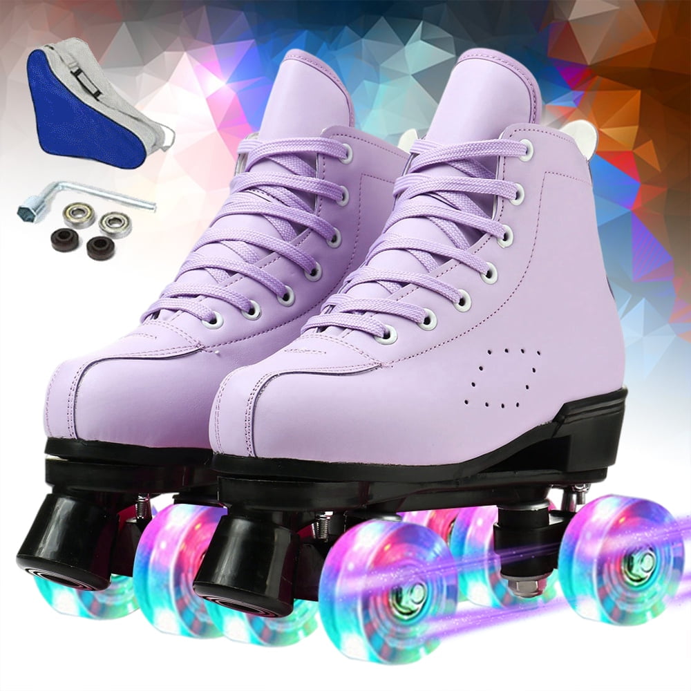 XUDREZ Women Roller Skates Classic Hightop for Adult Skating Four